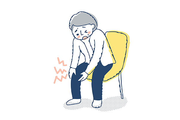 足が悪いおばあちゃん