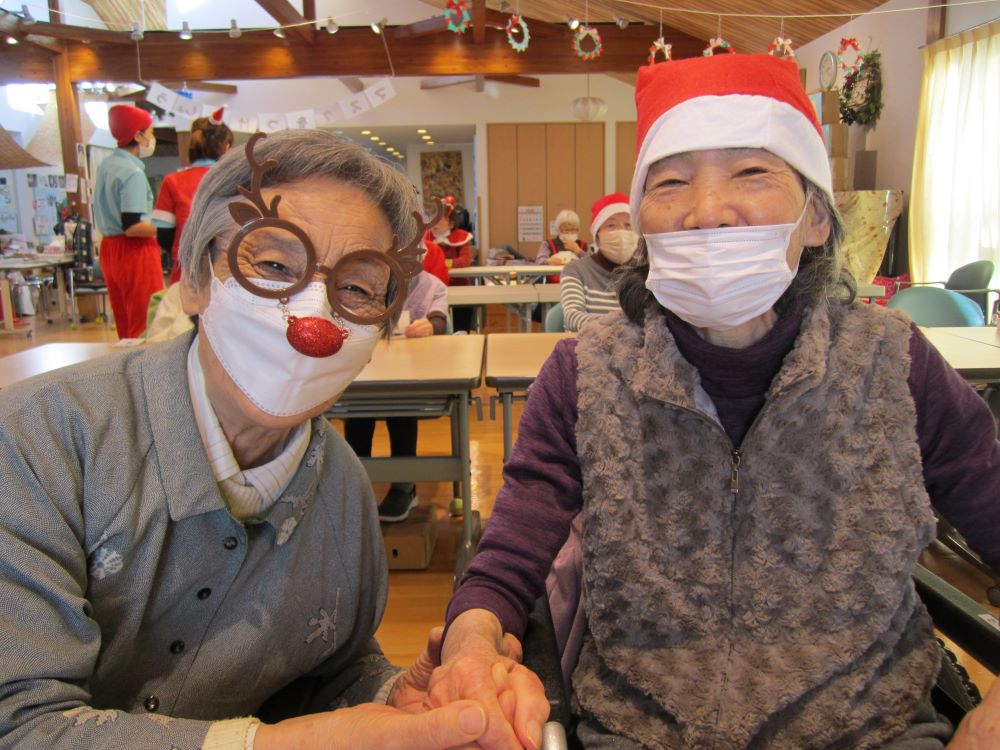 サンタクロースとトナカイ